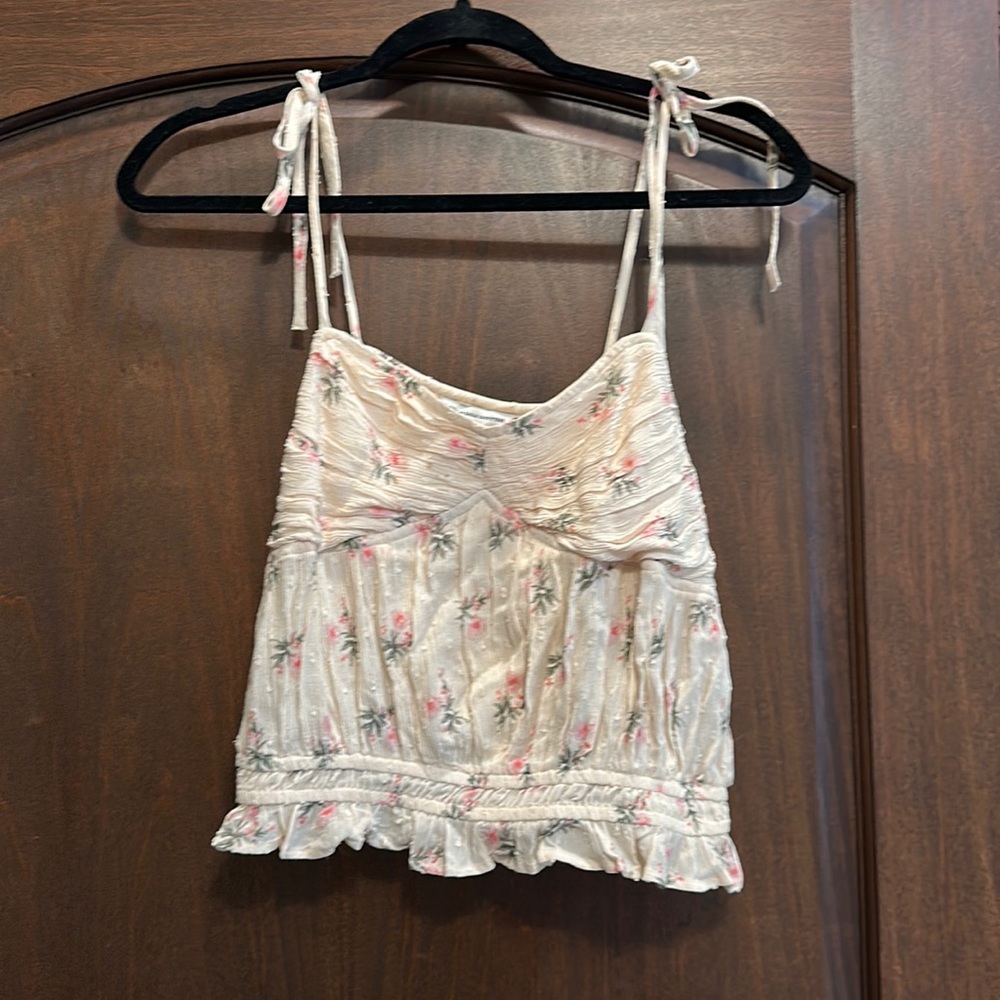 Womens AE Floral Tank Top